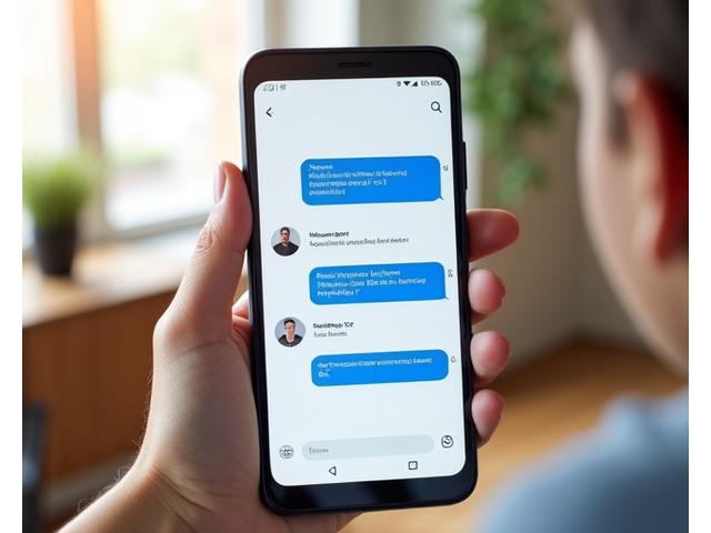 Bildschirmdarstellung einer mobilen App für Eltern-Lehrer-Kommunikation mit Nachrichtenfenstern und Terminplaner. Die Oberfläche ist sauber und benutzerfreundlich gestaltet.