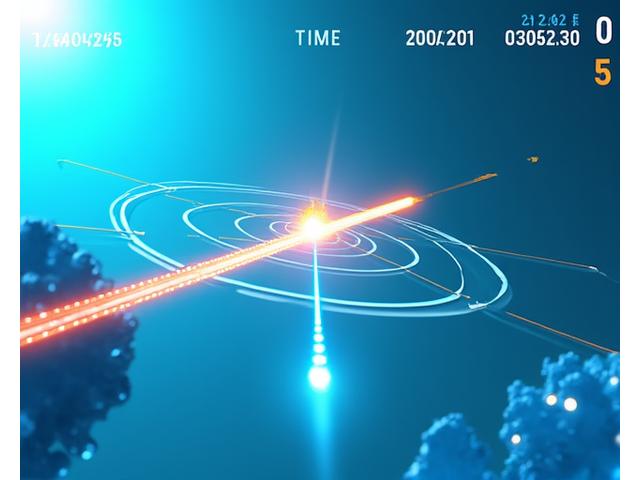 Screenshot of an interactive physics simulation game with a trajectory challenge